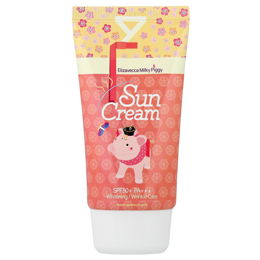 Elizavecca, Milky Piggy, солнцезащитный крем, SPF 50+, PA+++, 50 мл