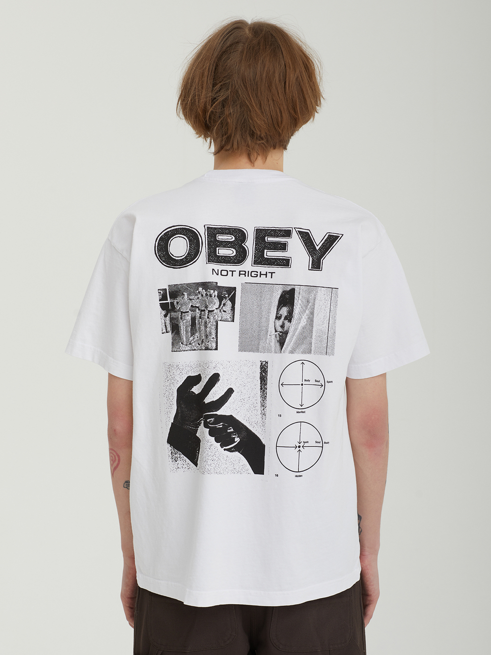 Мужская Футболка Obey Not Right