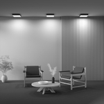 Потолочный светодиодный светильник Maytoni Zon C032CL-36W3K-SQ-B