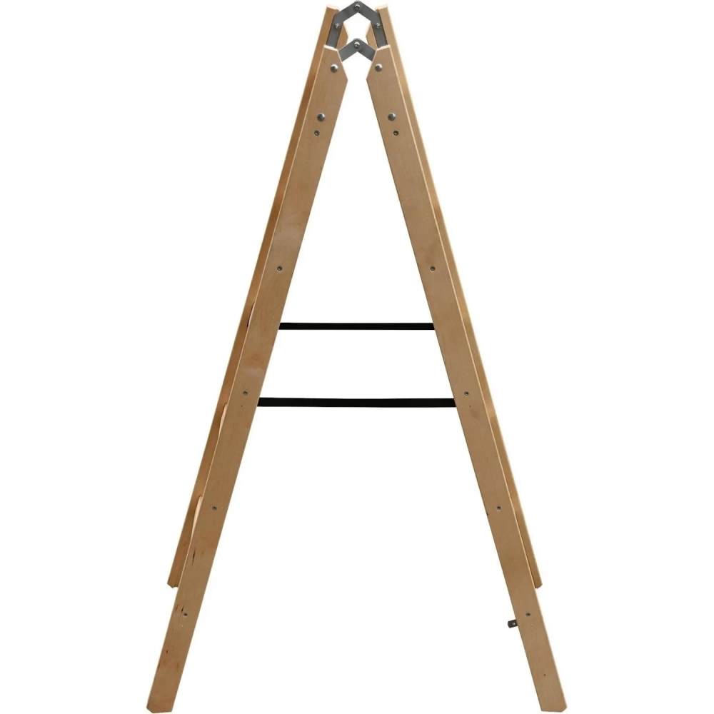 Стремянка деревянная двусторонняя Алюмет 2x5 ступеней (WD1205)