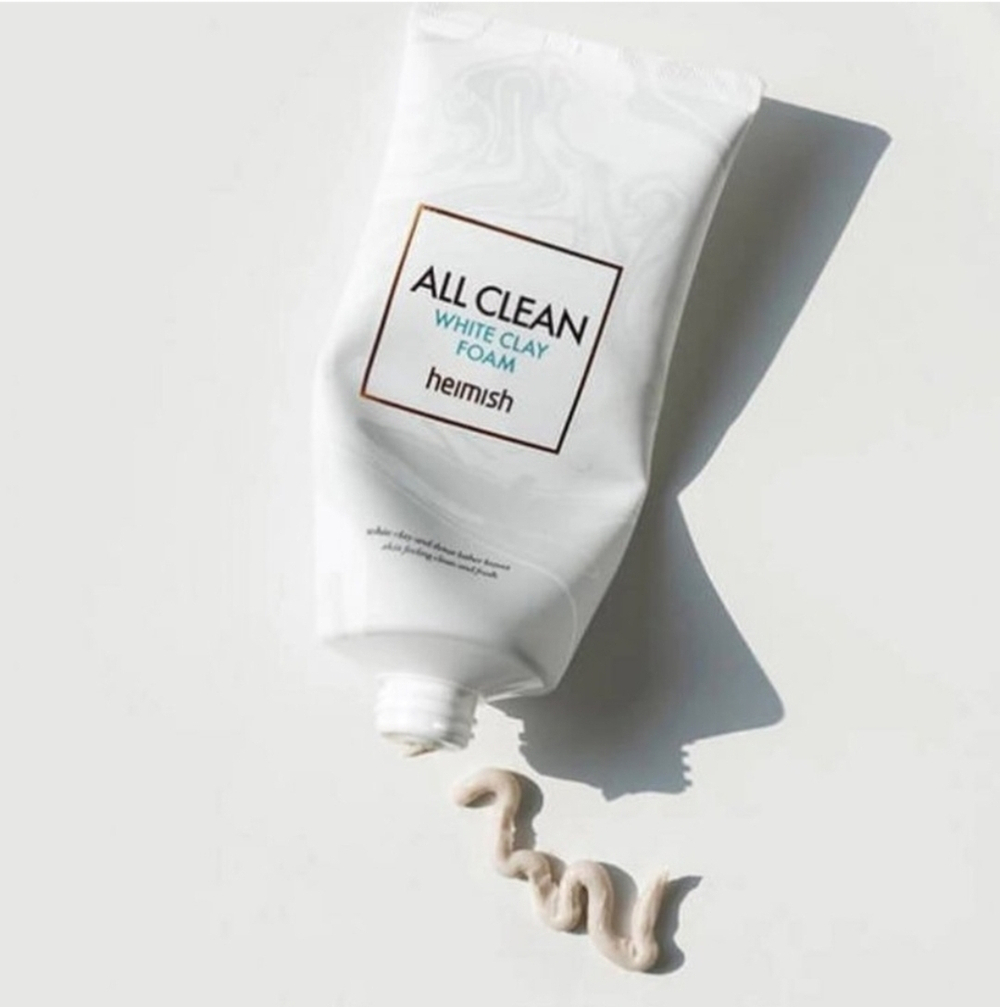 Глиняная пенка для глубокого очищения пор Heimish All Clean White Clay Foam