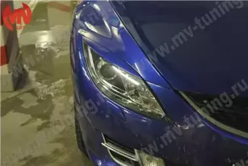 Реснички на адаптивные фары для Mazda 6 GH