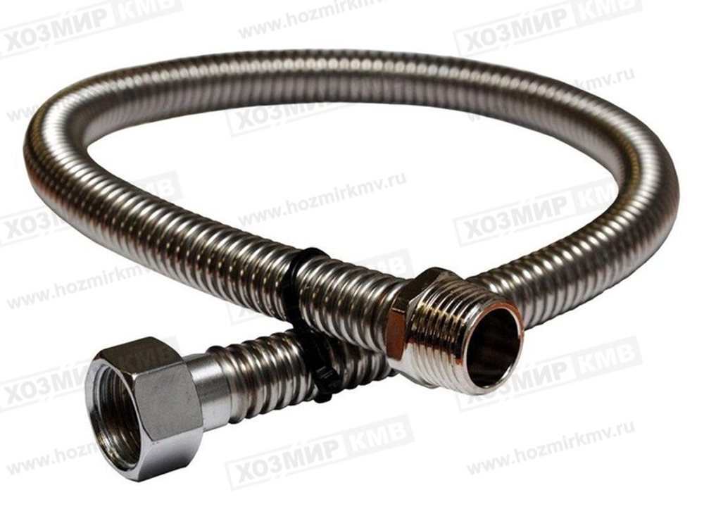 (AQUALINK) шланг ГАЗОВЫЙ 0,8м 1/2" вн/вн металл