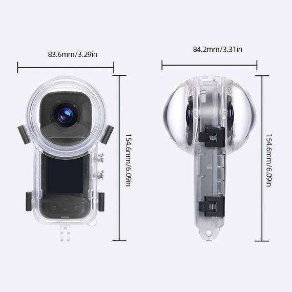 Подводный бокс для Insta360 X3 до 30 метров