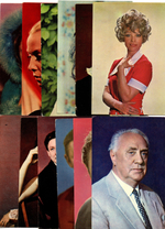 №66 Открытки Артисты и актёры СССР 1970–1980-е г. 25 штук. Цветные, чистые, без повторов