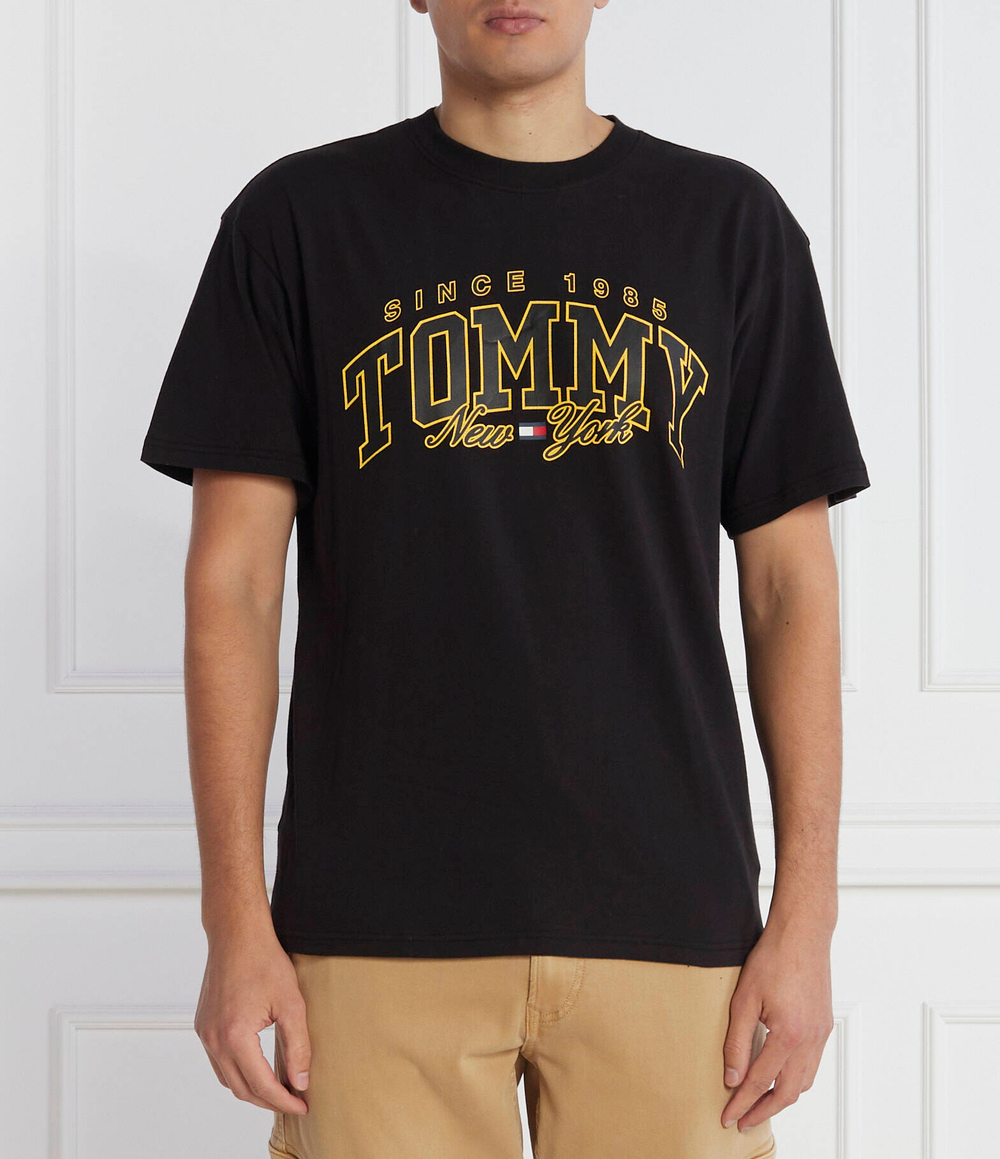 Футболка LUXE VARSITY Tommy Jeans - черный(DM0DM17733)