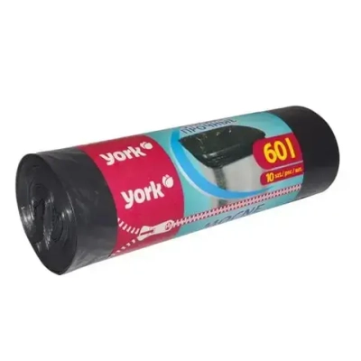 Мешки для мусора прочные YORK 60л (20шт.)
