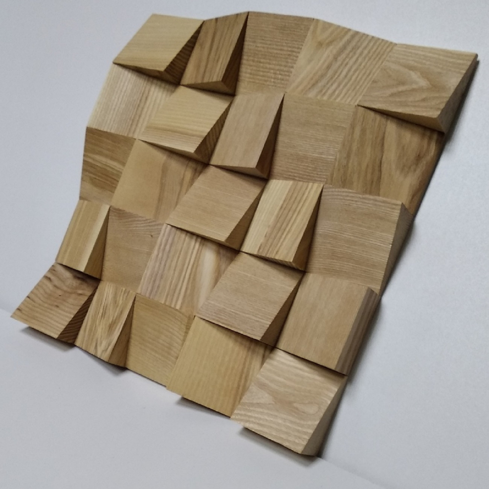 Деревянная мозаика для стен Wood Mosaic Дуб Акустическая панель