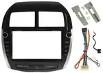 Магнитола для Mitsubishi ASX 2010-2016, Peugeot 4008, Citroen C4 Aircross (рамка с крутилками и кнопками) - Teyes CC4L-DTS монитор 9" IPS, Android 14, Быстрая, Snapdragon 662, CarPlay, 4G SIM-слот