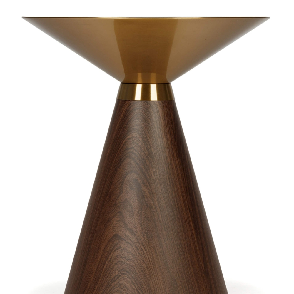 Кофейный столик COSMO Vaso Gold диаметр 49