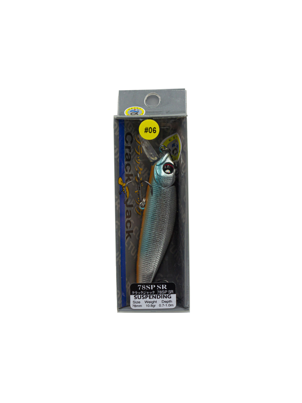 Воблер минноу CrackJack 78SP SR 10.8 г цвет #06