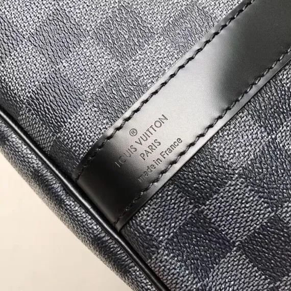 Сумка Louis Vuitton Keepall канва Damier Graphite (все размеры: 55-50-45)
