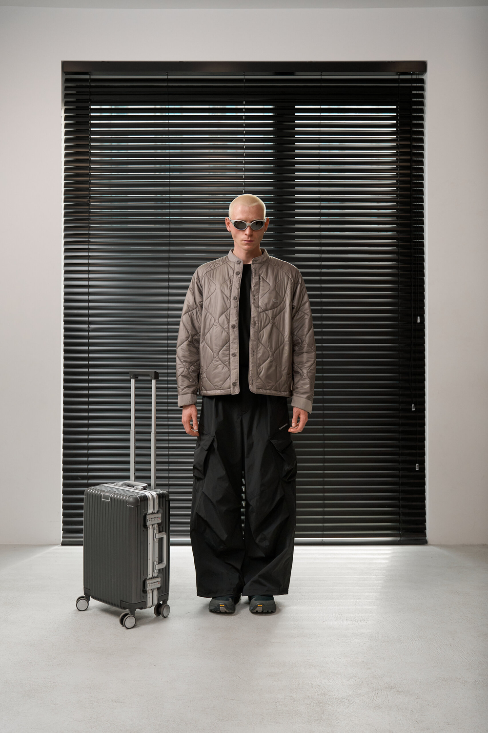 Брюки Nothomme Monterest Wide-Leg Paratrooper Pants "No Moon Black Spot"