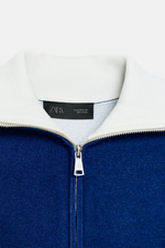 КОМБИНИРОВАННЫЙ СВИТЕР ОВЕРСАЙЗ — ZARA