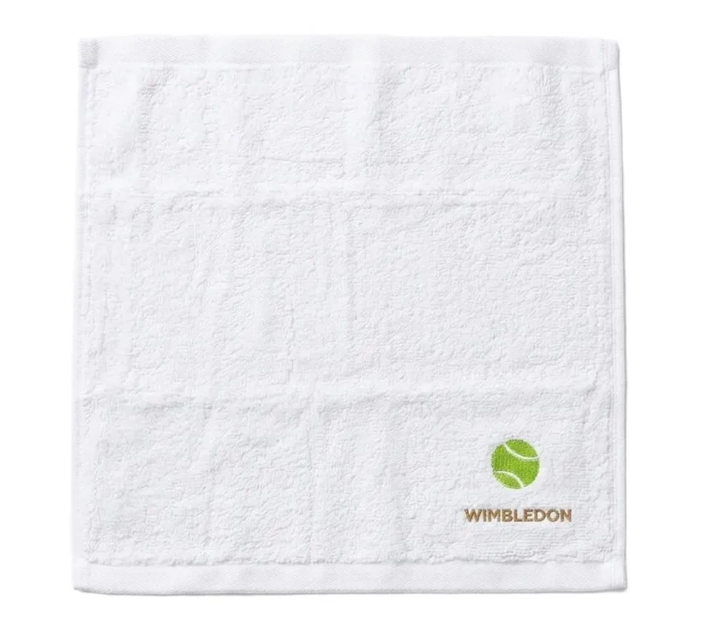 Полотенце теннисное Wimbledon Themed Face Towel Set 5P - white