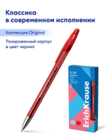 Ручка гелевая ErichKrause. R-301 Original Gel, красная