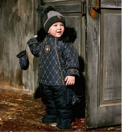 Комбинезон Лорд 68р. ромбы/т.синий