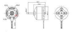 Мотор A2208/2600KV