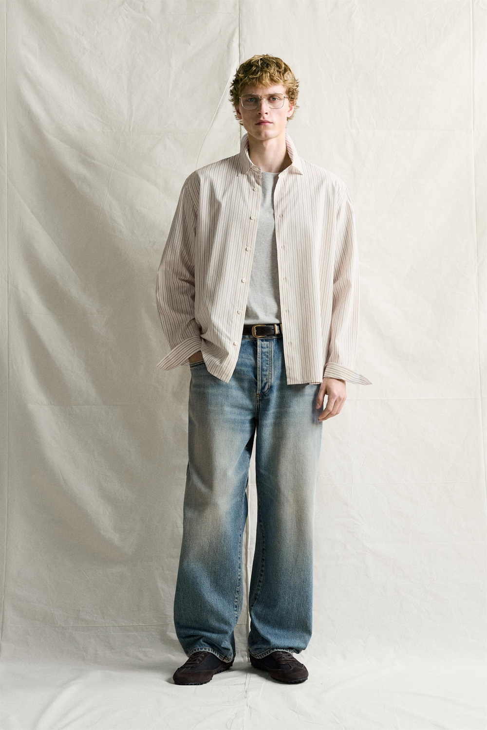 РУБАШКА КЛАССИЧЕСКОГО КРОЯ В ПОЛОСКУ — ZARA · 1103/739