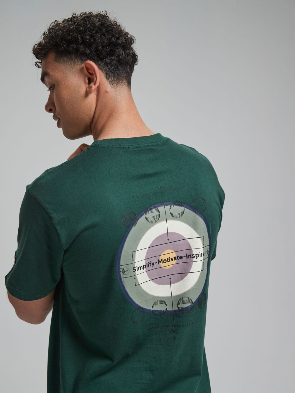 Футболка мужская ORIGINAL CREATOR TRACK TARGET T-SHIRT, Темно-зеленый