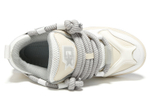 Microfiber Leather Street Dirty Braid Versatile Casual Comfortable Lightweight Fleece Lined Puffy Shoes Couple