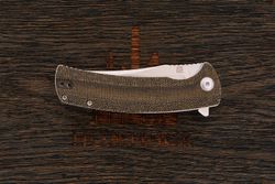 Нож складной Artisan 1845P-ODG Arroyo, клинок 85мм, сталь AR-RPM9, рукоять микарта