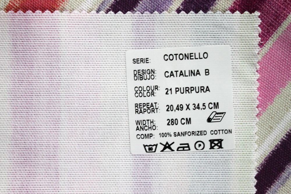 Рогожка Cotonello Catalina (Котонелло Каталина) B 21 purpura