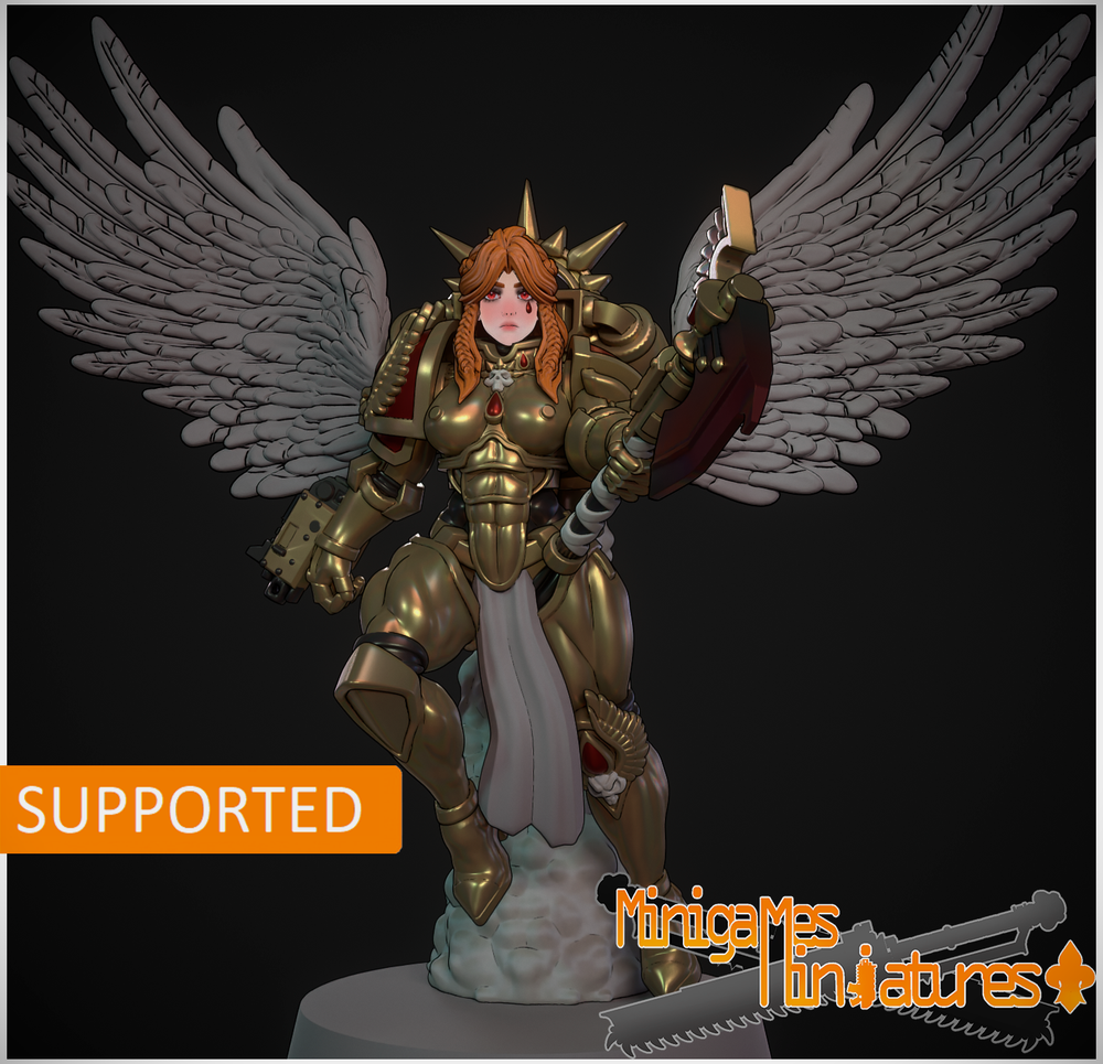Аниме миниатюры под стиль вархаммер anime figurine 32-56-75мм