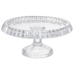 БЛЮДО СЕРВИРОВОЧНОЕ "CRYSTALITY" НА НОЖКЕ, 20*9 СМ