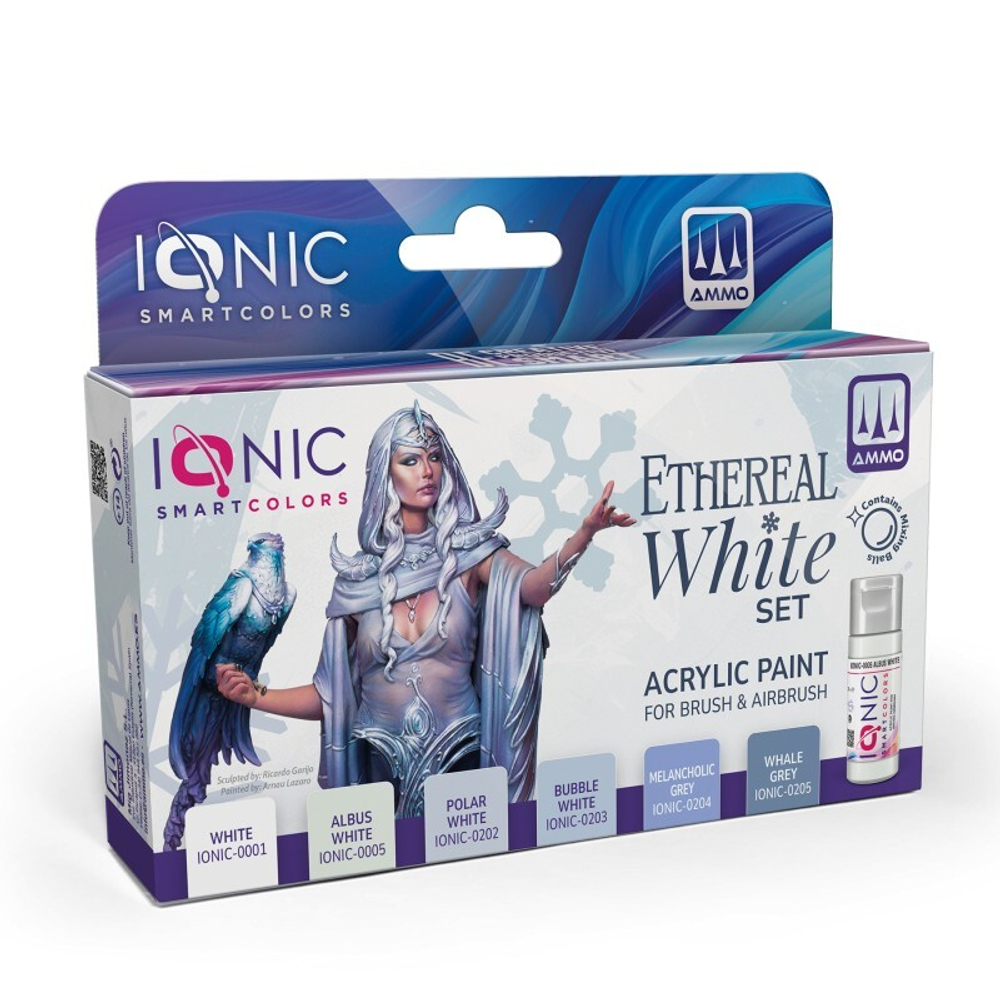 Набор красок Ethereal White - IONIC Smart Colors, 6 × 20 мл