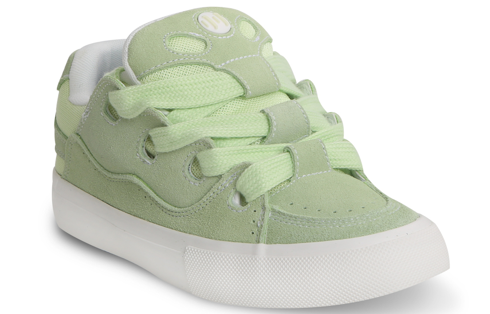 Ollieskate Comfortable Low top Skateboard Shoes Unisex Light Green