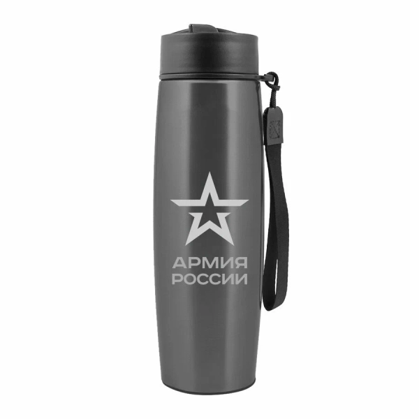 Термокружка THERMOS 500 мл клапан, нержавейка АРМИЯ РОССИИ Хаки
