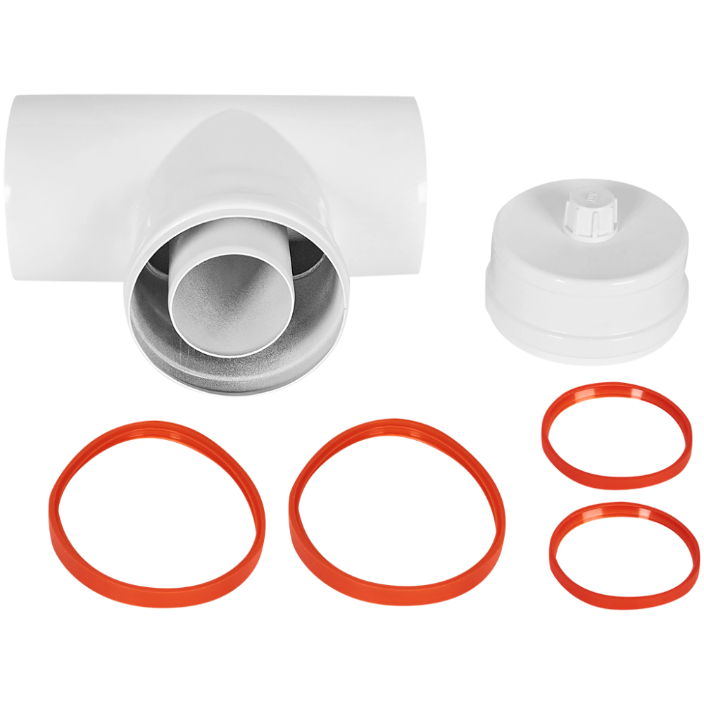 ROMMER RCA-6010-000103 Конденсатоотводчик коаксиальный Т-образный D 60/100