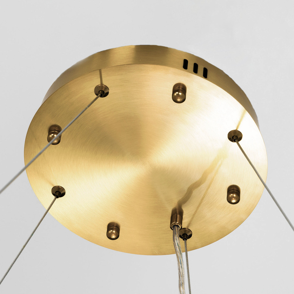 Citilux Ричард CL336103 LED Люстра хрустальная с пультом Бронза