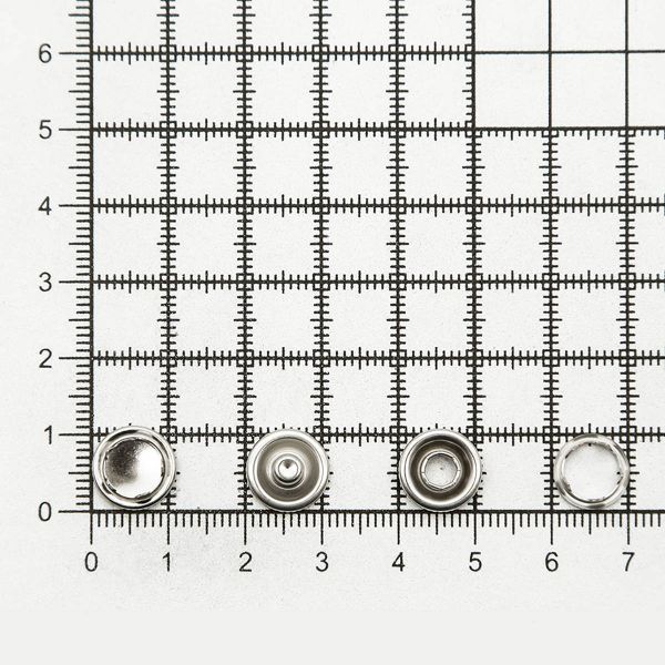 Кнопка рубашечная (джерси) закрытая ⌀10.5 мм, 144 шт, МЕТАЛЛ, никель, NEW STAR
