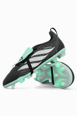 Бутсы adidas Predator Club FT Elastic Laces FG/MG Junior - черный