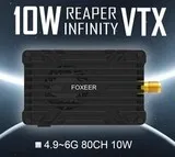 Видеопередатчик FPV Foxeer 4.9G~6G Reaper Infinity V2 10W 80CH VTx (MR1880)