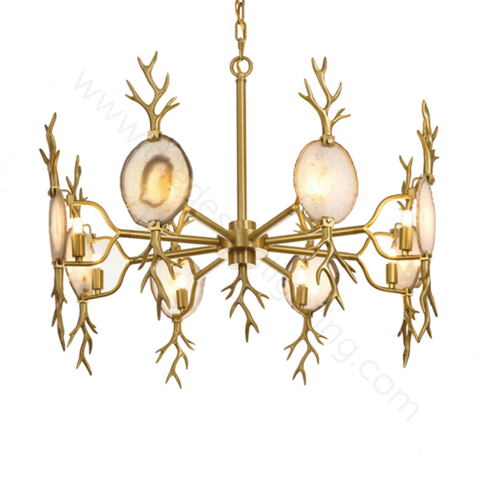 Pendant design lamp Agate horns by Ligth Room