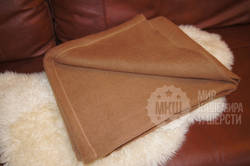 Одеяло детское тканое из 100% верблюжьей шерсти 110x140 см. (GOBI SUN) - камел