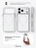 Чехол накладка iPhone 17 Pro Max / 18 Pro Max 6.9" Gurdini Sunrise Design with Magsafe White