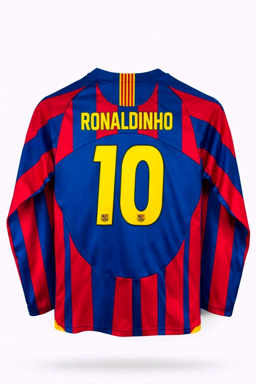 Форма футбольная детская Барселона 2005/2006 Роналдиньо 10