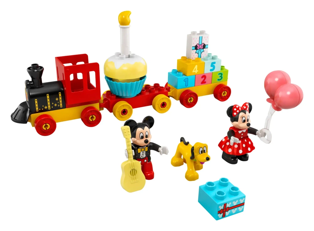 Конструктор LEGO Duplo 10941 Disney Праздничный поезд Микки и Минни
