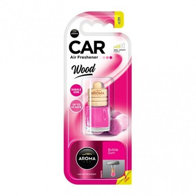AROMA CAR Подвесной ароматизатор WOOD Bubble Gum
