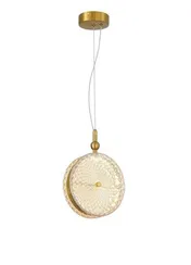 Светильник подвесной светодиодный NewRgy D2816-DW-20 BRASS, 16 Вт, латунный