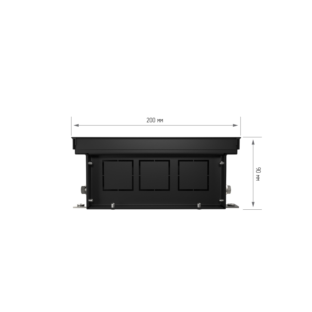 Конвектор внутрипольный Royal Thermo ATRIUM-90/200/1400-DG-U-LB