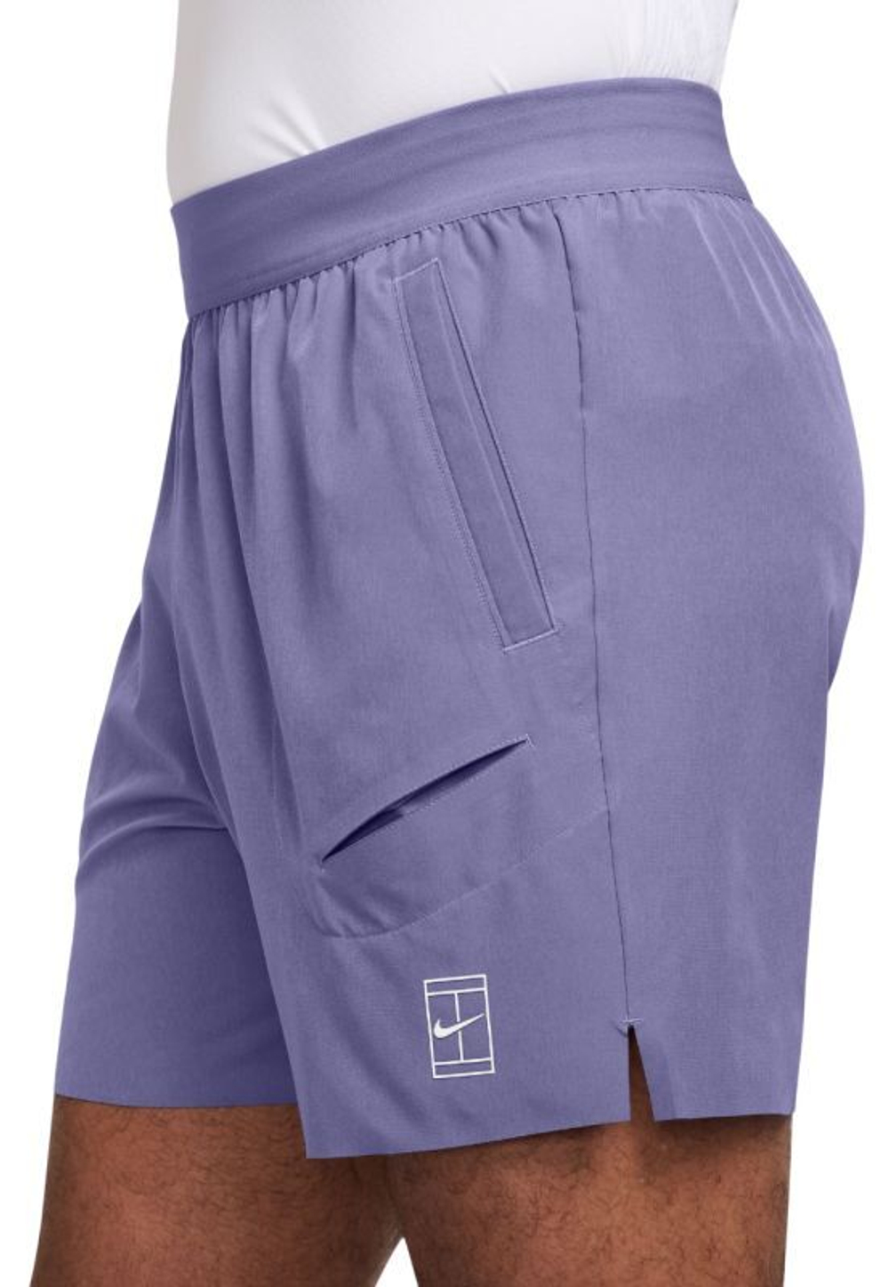 Мужские теннисные шорты Nike Court Advantage Dri-Fit 6in Tennis - Фиолетовый