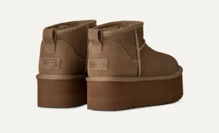 UGG Угги на платформе Classic Ultra Mini, бронзовый