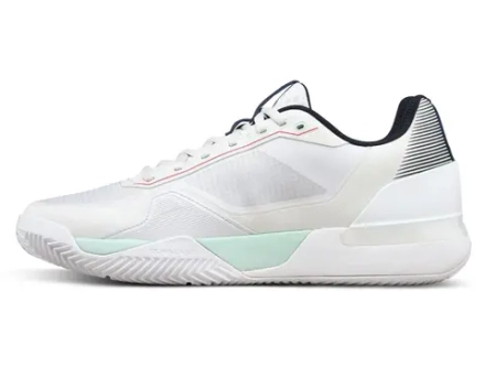 Мужские теннисные кроссовки Wilson Rush Tour 5 Clay - white/bay/fiery core