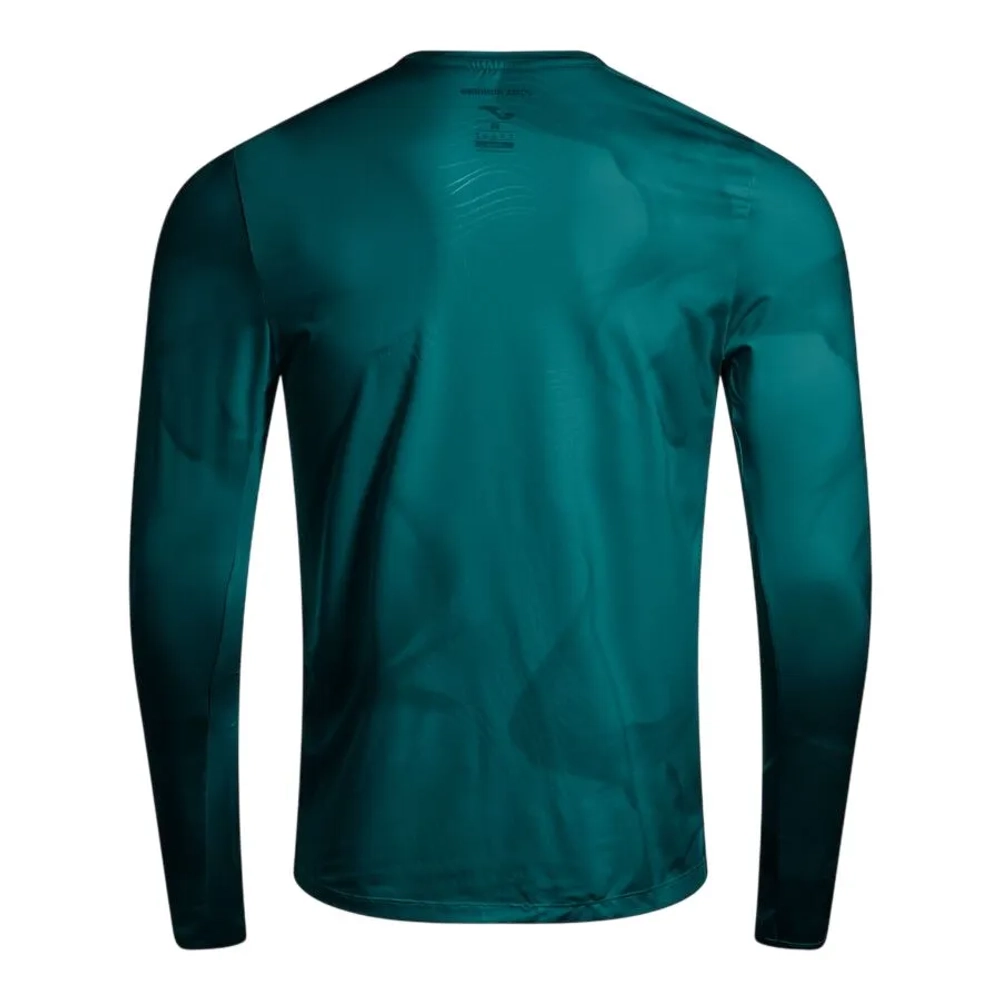 Мужская теннисная футболка с длинным рукавом Joma R-Night Long Sleeve - turquoise