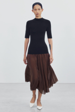 КОМБИНИРОВАННАЯ СТРУЯЩАЯСЯ ЮБКА — ZW COLLECTION — ZARA